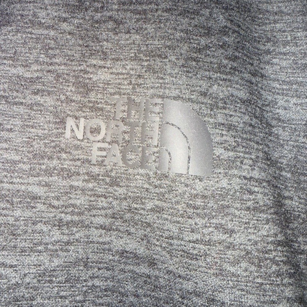 The North Face Full Zip Fleece Jacket Mens L Dark Grey Heather Polyester Blend - Picture 4 of 4